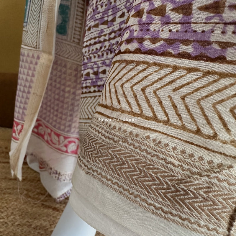 Maheshwari Bagh Indigo Print Suit