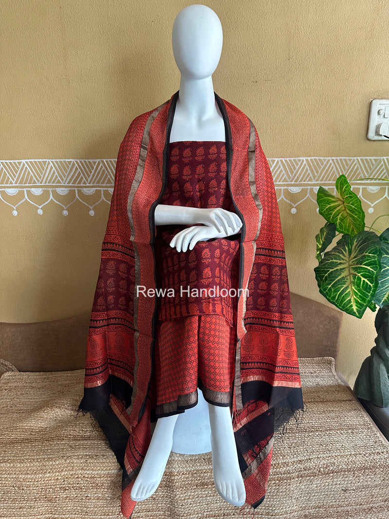 Maheshwari Bagh Print Suit