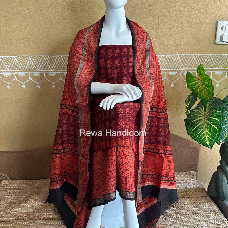 Maheshwari Bagh Print Suit