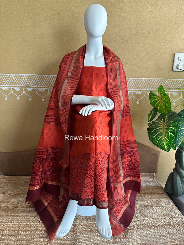 Maheshwari Bagh Print Suit