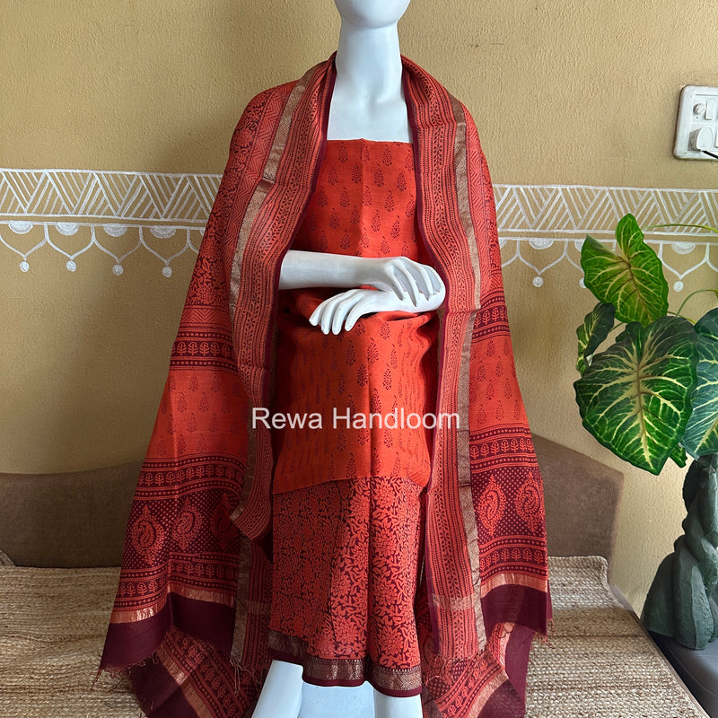 Maheshwari Bagh Print Suit