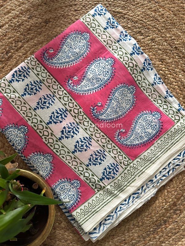 Multicolour Indigo Bagh Print Suit BCI027