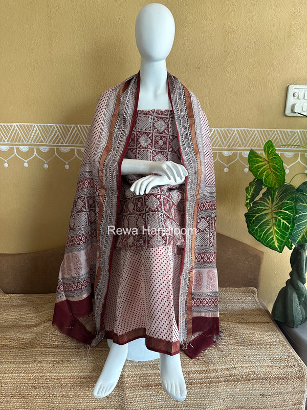 Maheshwari Bagh Print Suit