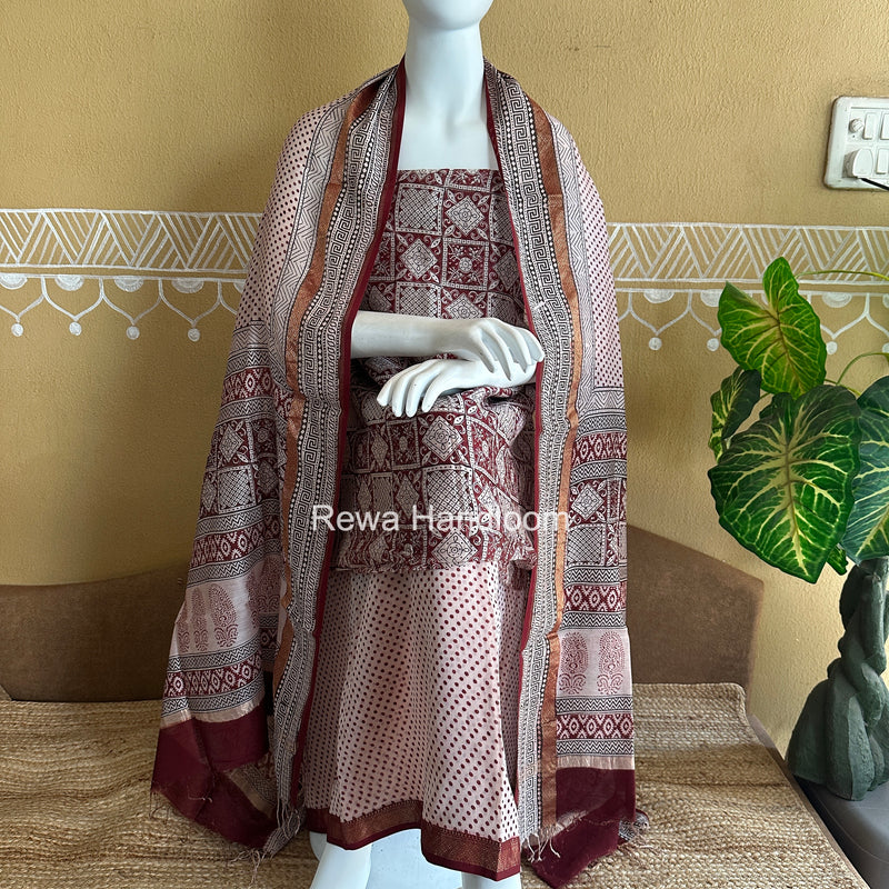 Maheshwari Bagh Print Suit