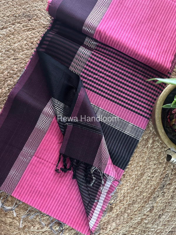 Maheshwari Resham Thread Border Saree