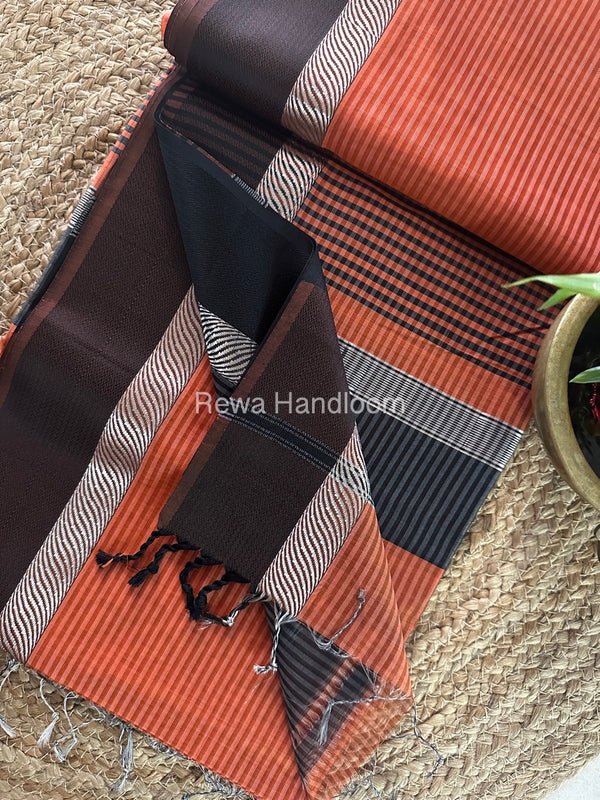 Maheshwari Resham Thread Border Saree