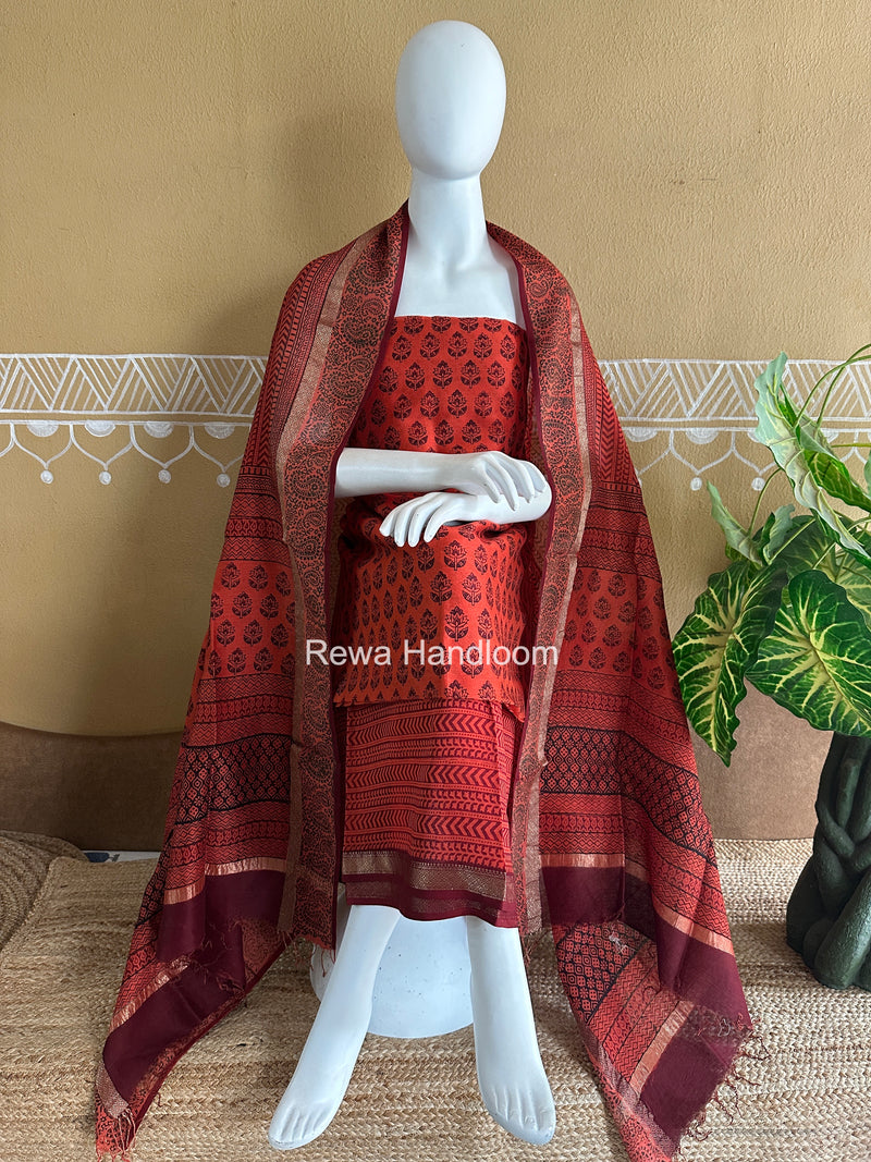 Maheshwari Bagh Print Suit