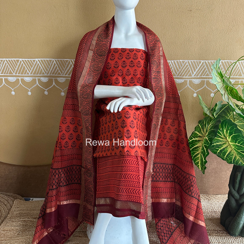 Maheshwari Bagh Print Suit