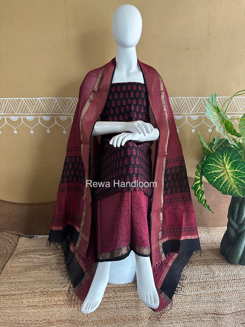 Maheshwari Bagh Print Suit