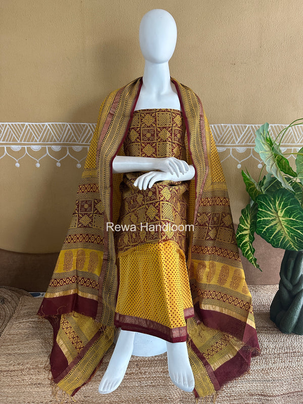 Maheshwari Bagh Print Suit