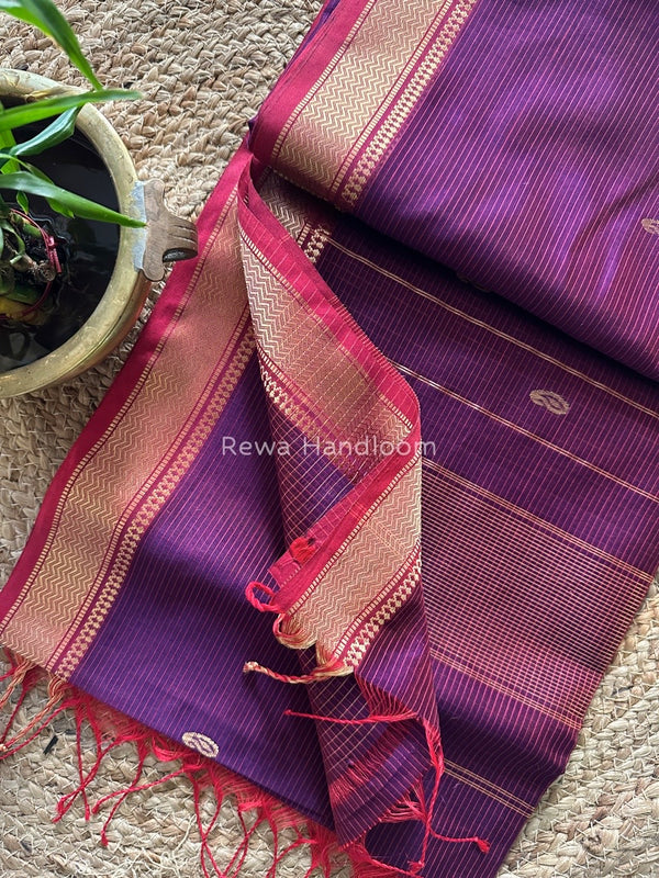 Maheshwari Zari Butti Saree