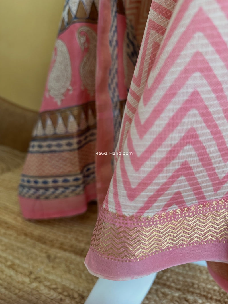 Maheshwari Bagh Indigo Print Suit