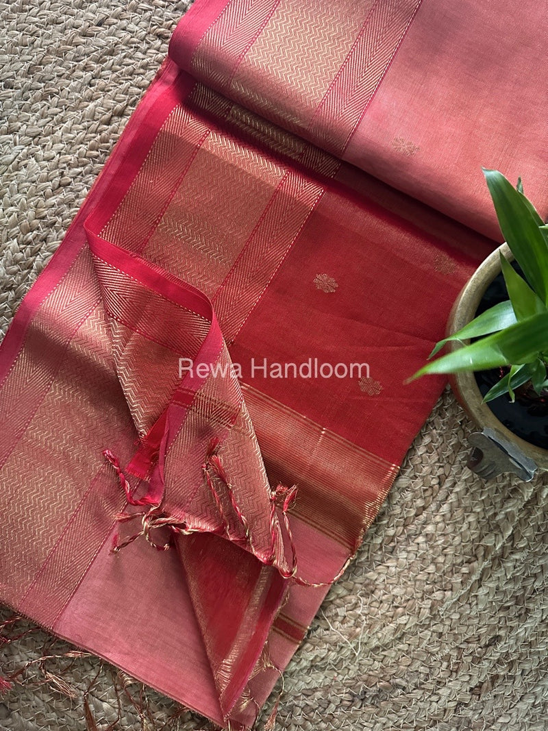Maheshwari Tissue Butti Saree
