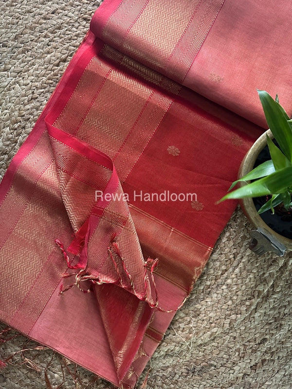 Maheshwari Tissue Butti Saree