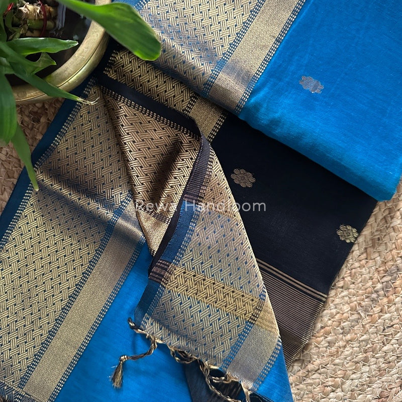Zari Butti Maheshwari Saree