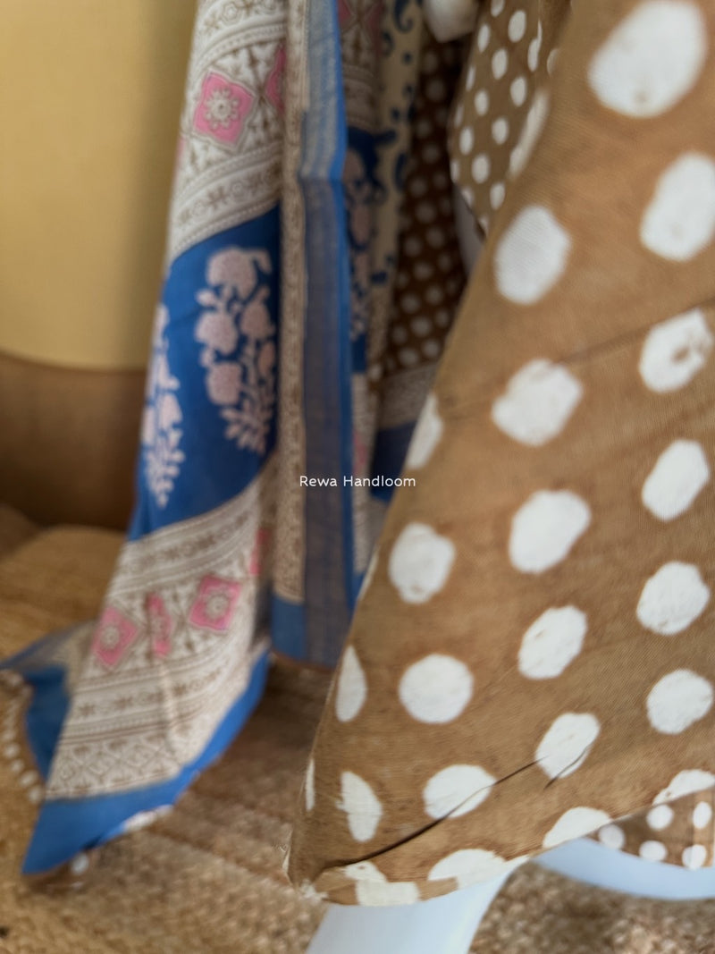 Indigo Bagh Print Suit