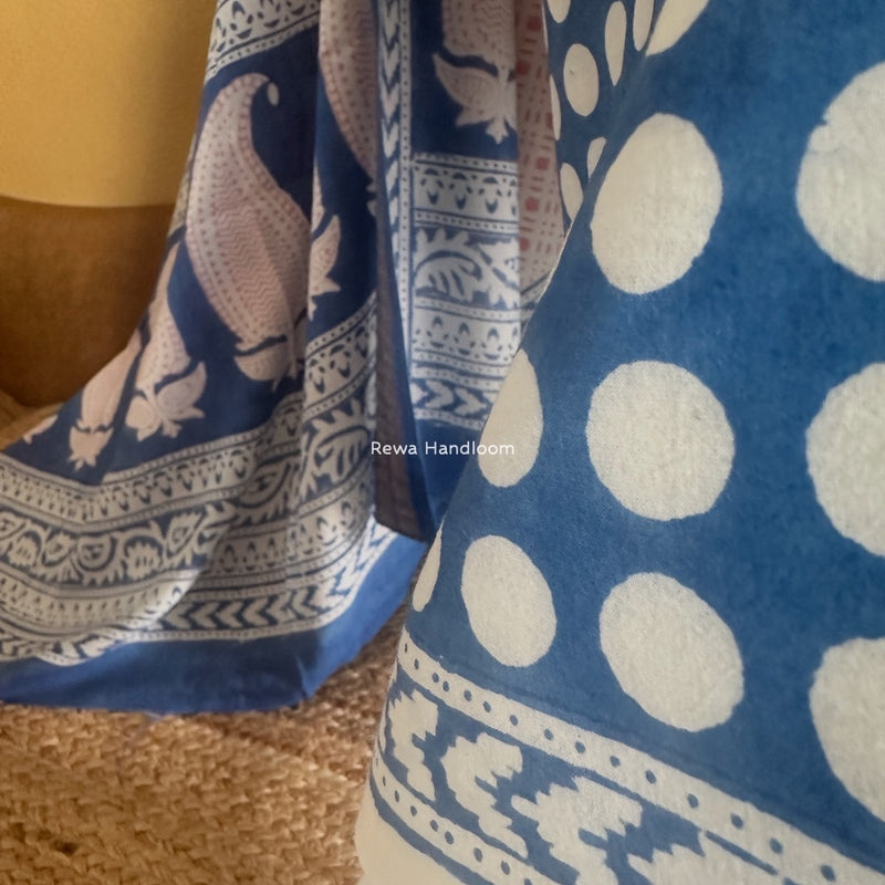 Indigo Bagh Print Suit