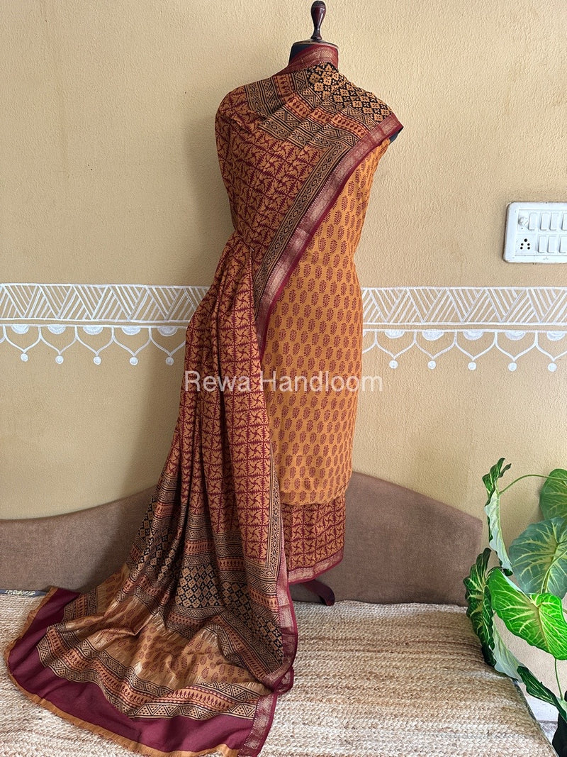 Maheshwari Bagh Print Suit