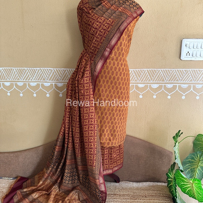 Maheshwari Bagh Print Suit