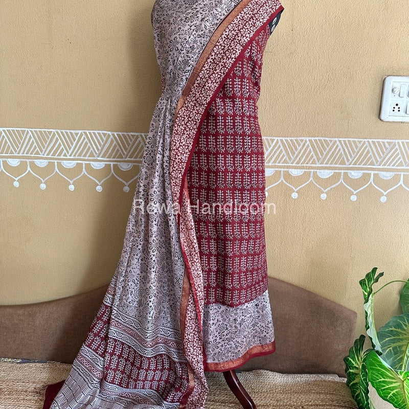 Maheshwari Bagh Print Suit