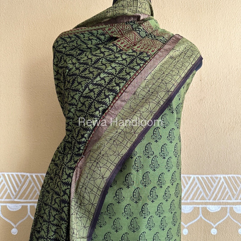 Maheshwari Green Bagh Print Suit BSP0184