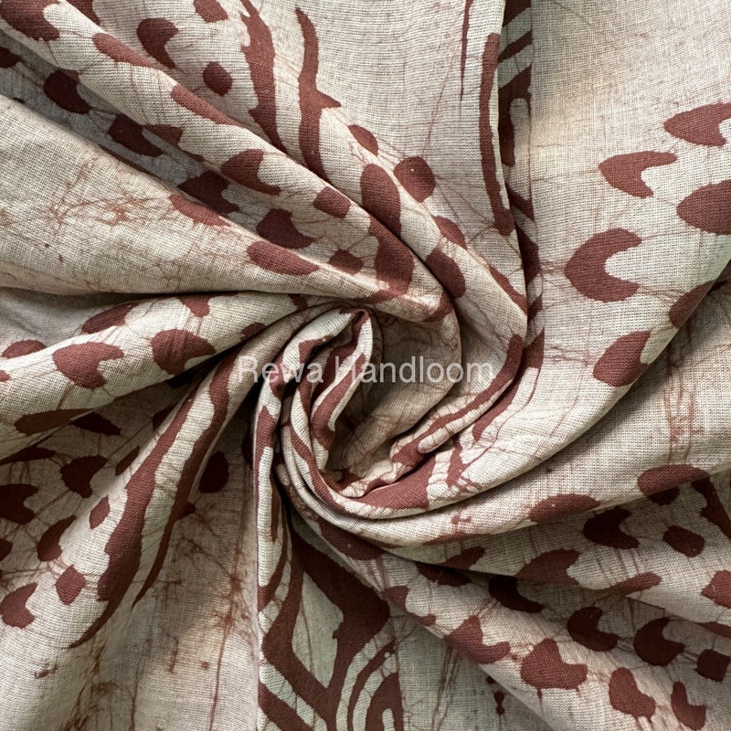 Onion Pink Cotton Printed Saree CS024