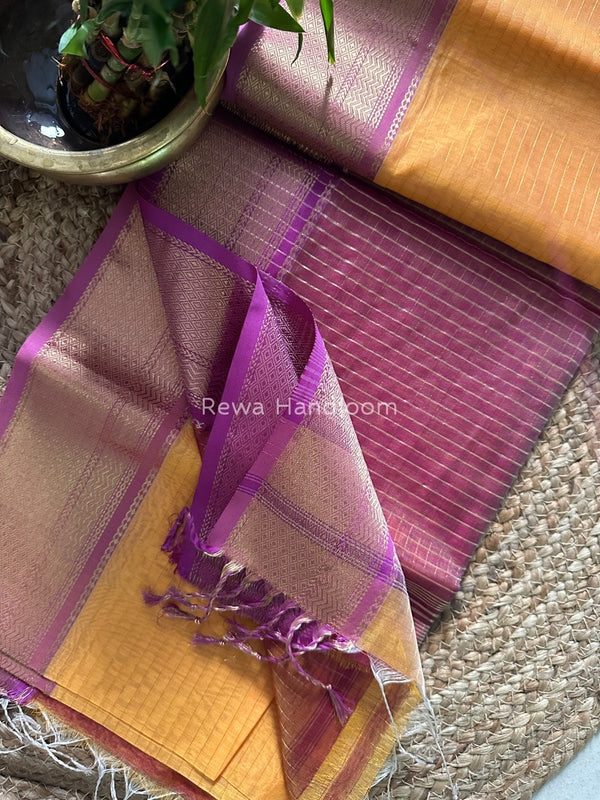 Maheshwari Zari Linning Saree