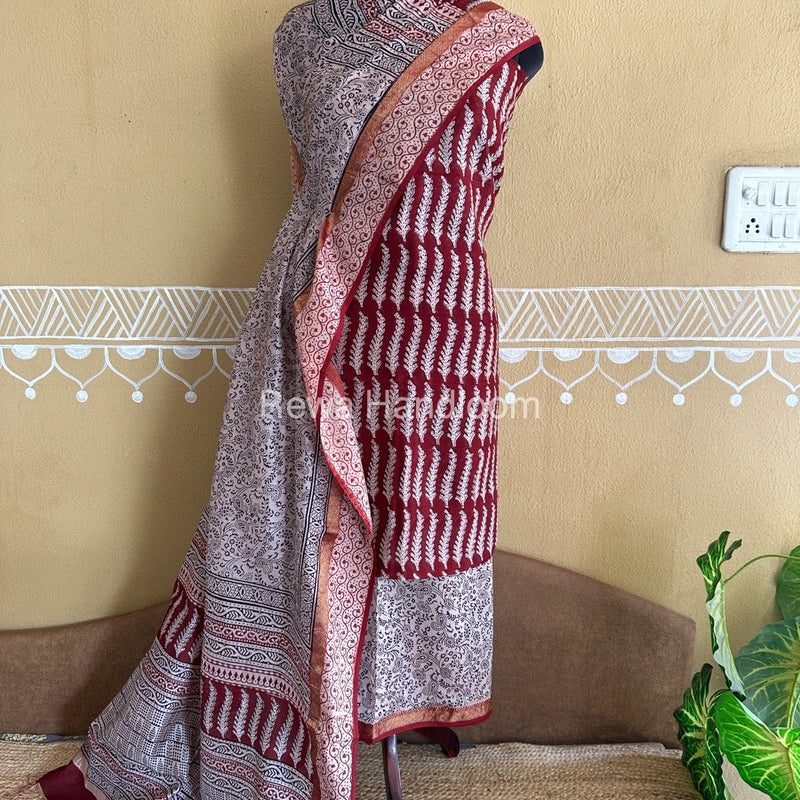 Maheshwari Bagh Print Suit