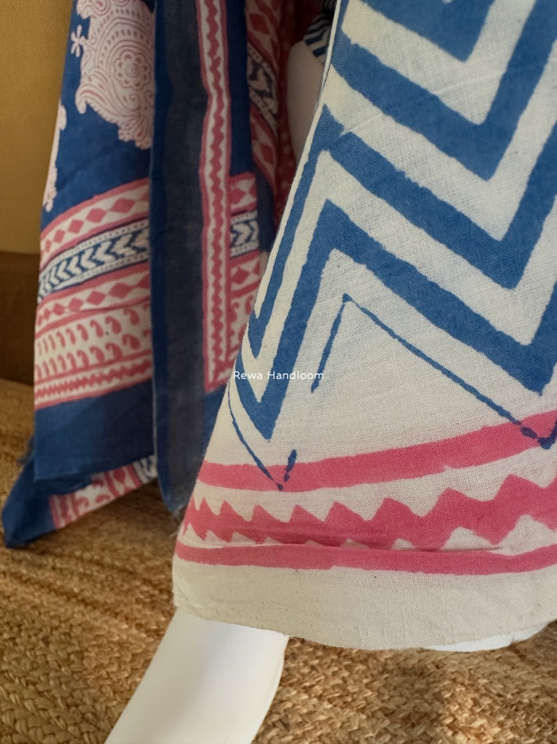 Indigo Bagh Print Suit