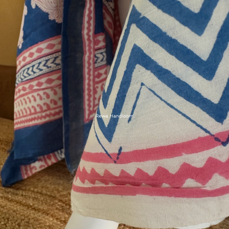 Indigo Bagh Print Suit