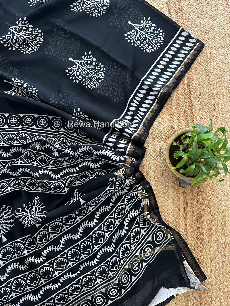  Chanderi Silk Printed Saree