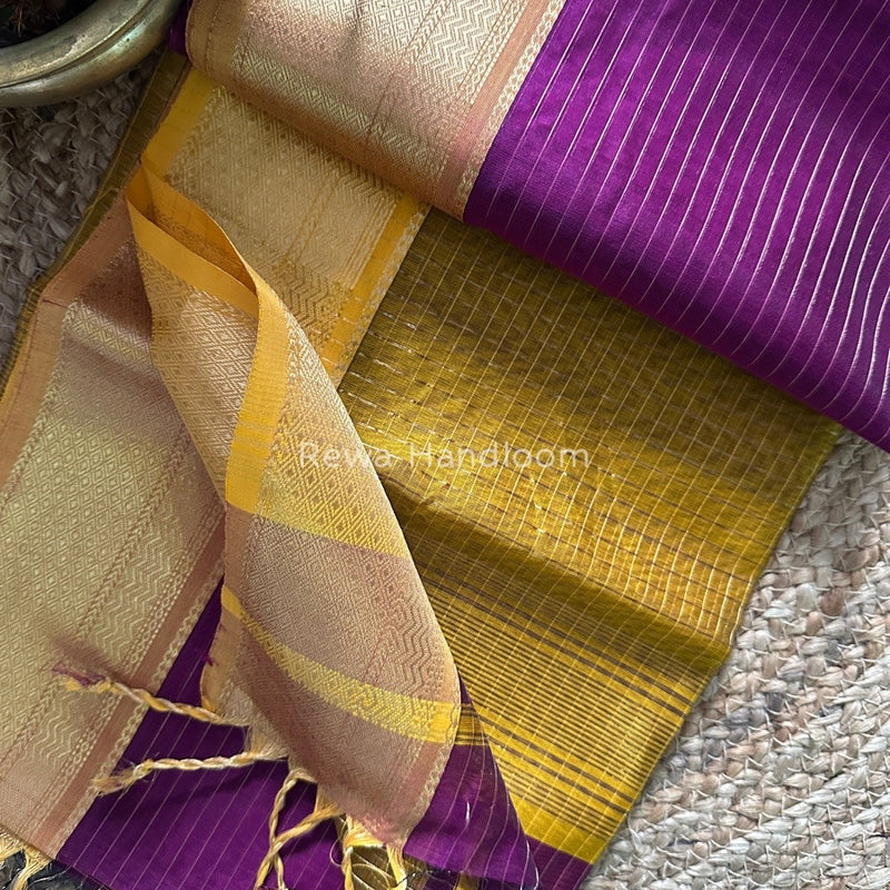 Maheshwari Zari Linning Saree