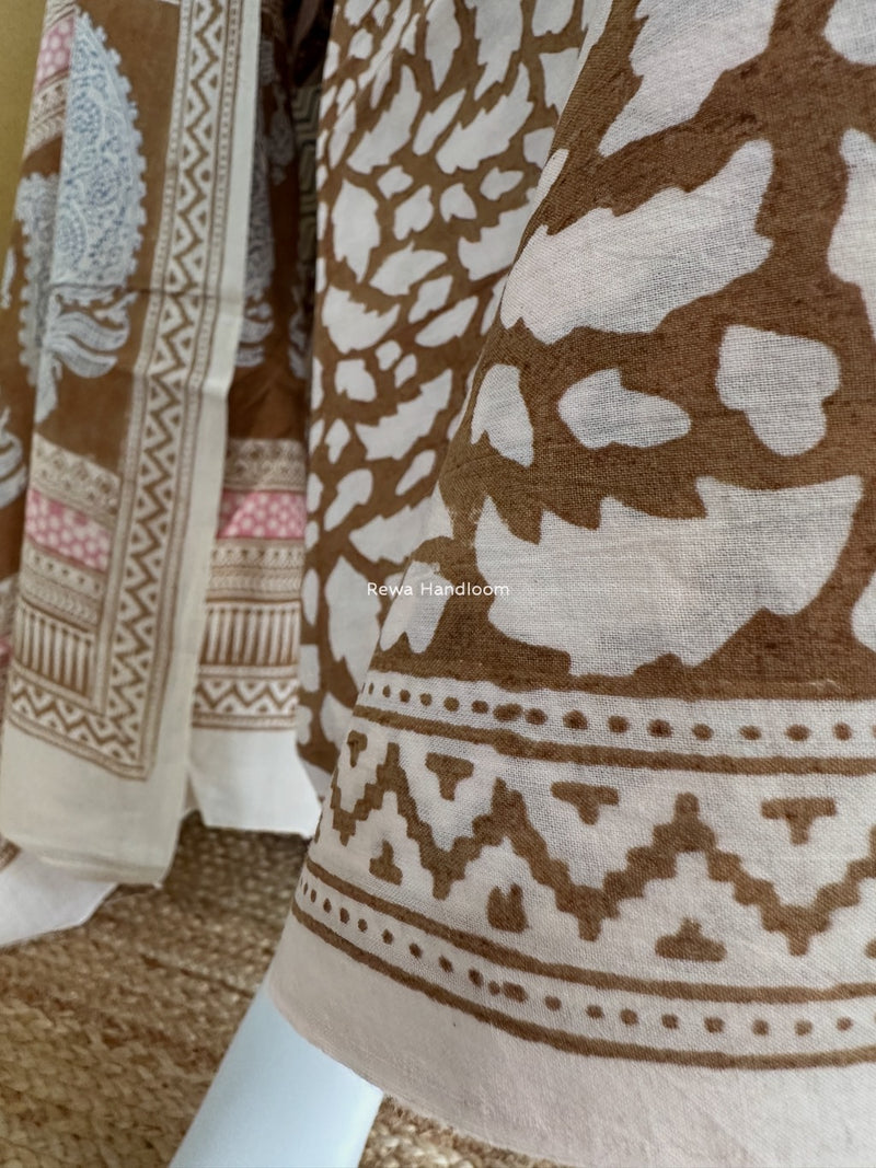 Indigo Bagh Print Suit