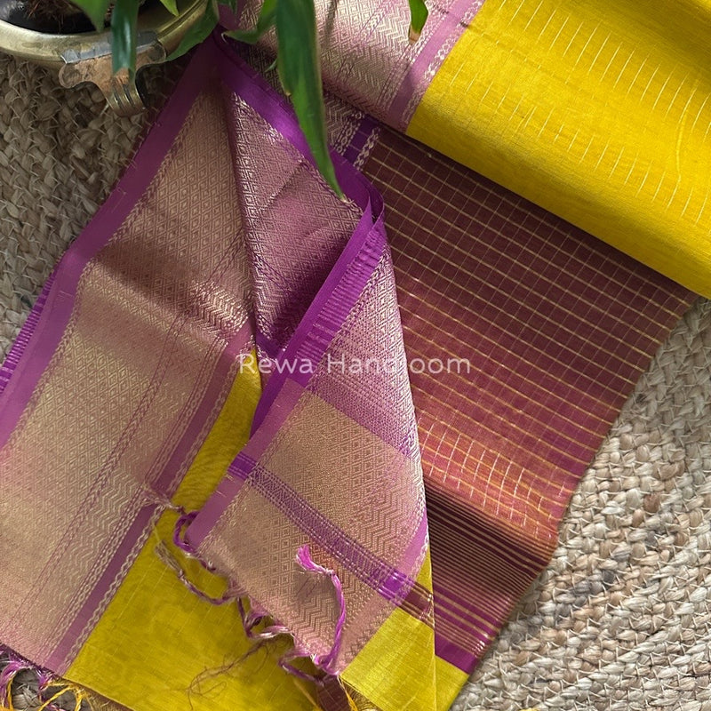 Maheshwari Zari Linning Saree