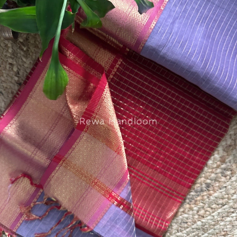 Maheshwari Zari Linning Saree