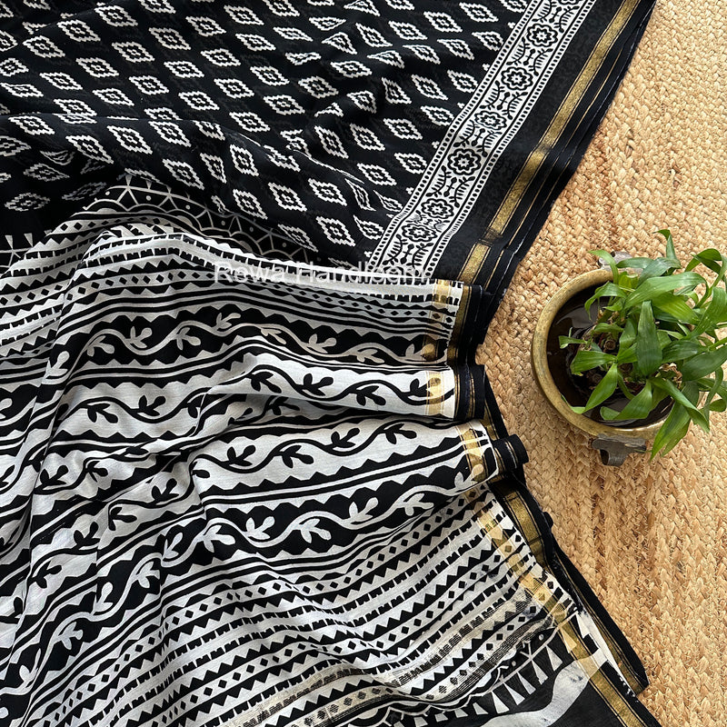  Chanderi Silk Printed Saree