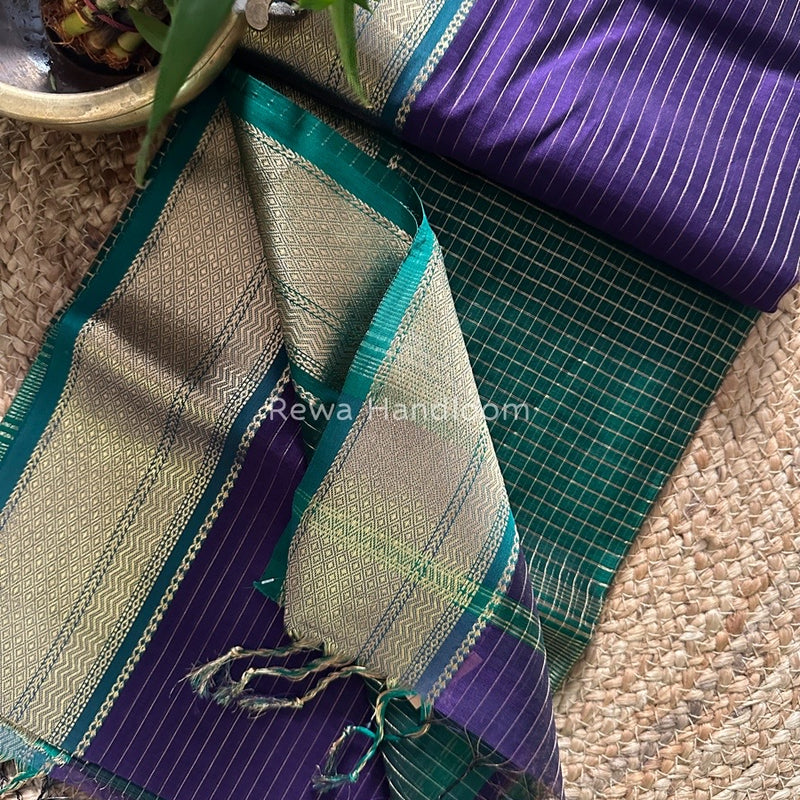 Maheshwari Zari Linning Saree