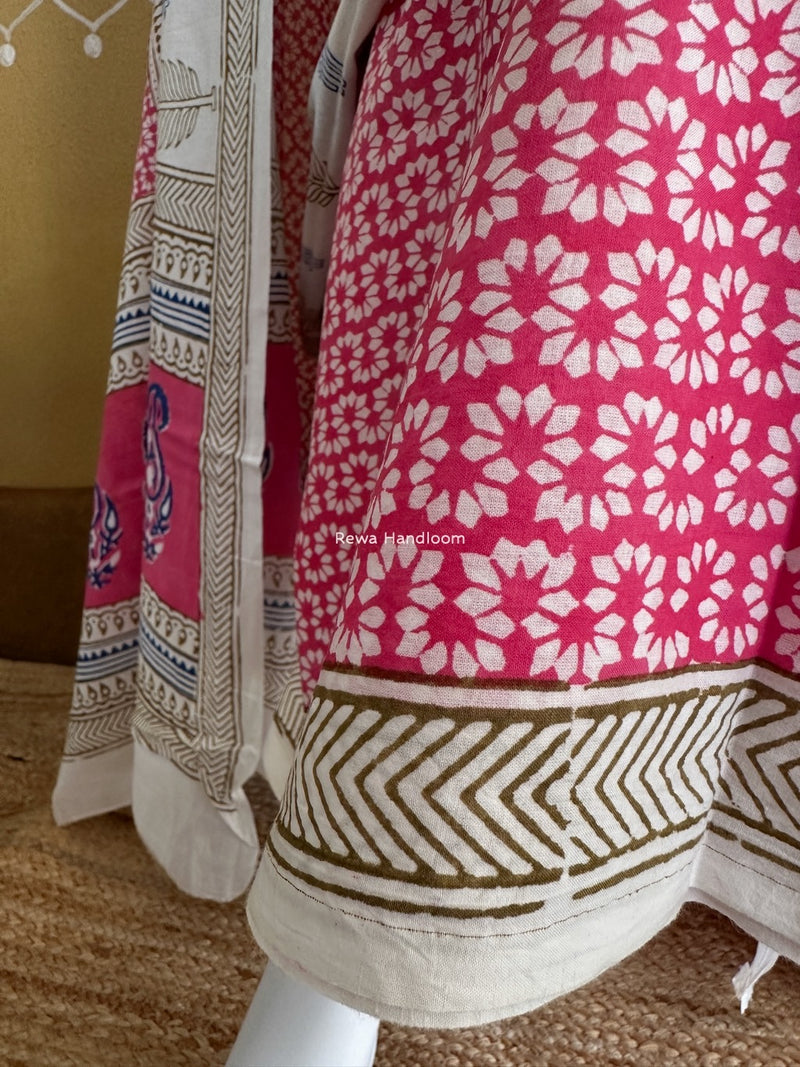 Indigo Bagh Print Suit