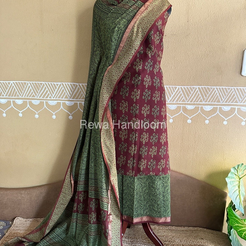 Maheshwari Bagh Print Suit