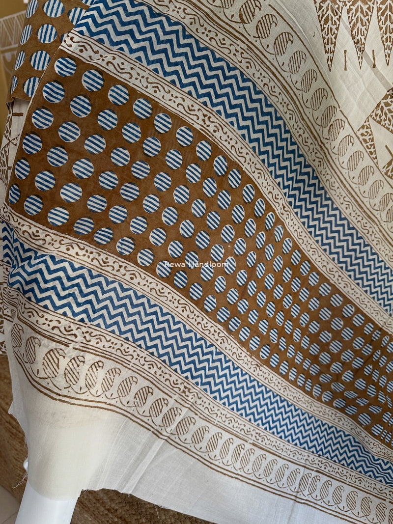 Indigo Bagh Print Suit