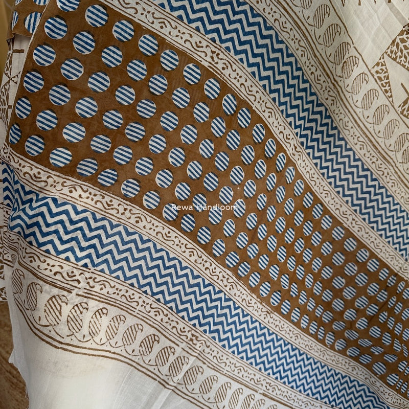 Indigo Bagh Print Suit