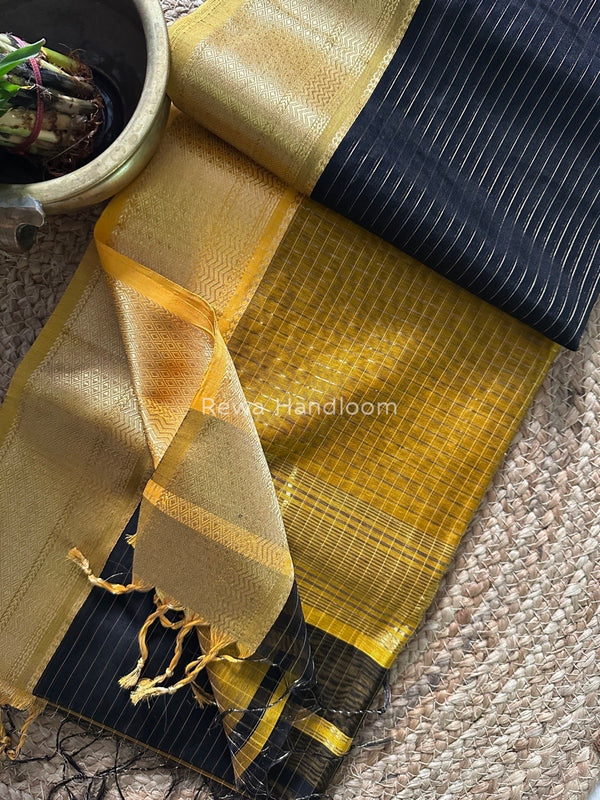 Maheshwari Zari Linning Saree