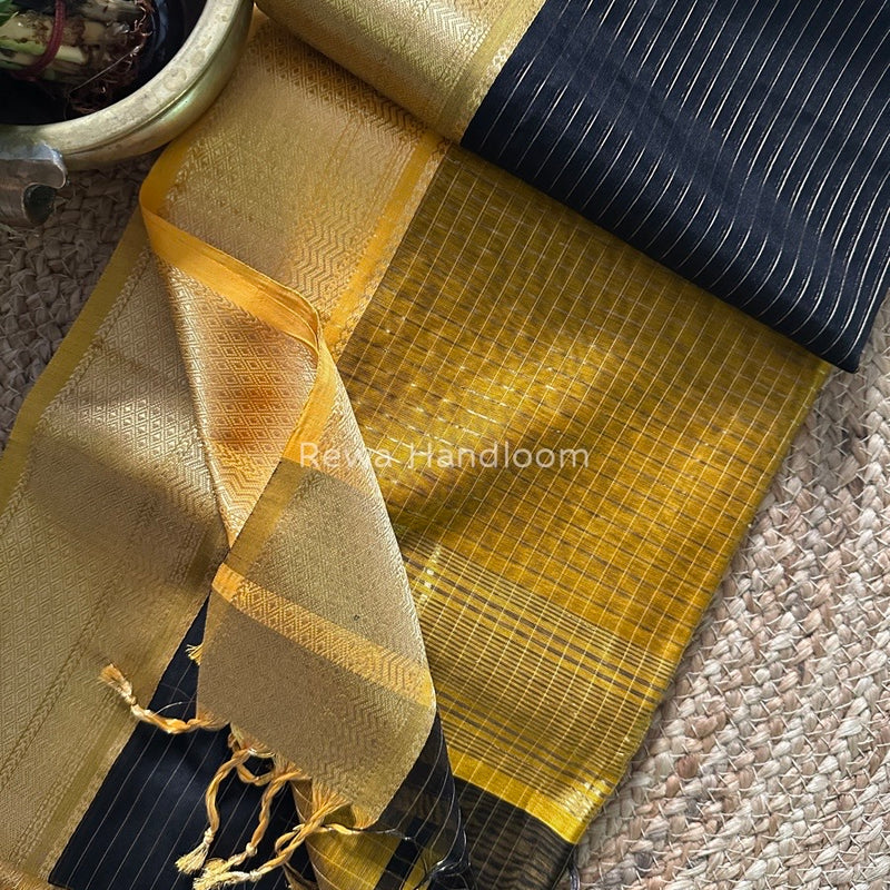 Maheshwari Zari Linning Saree