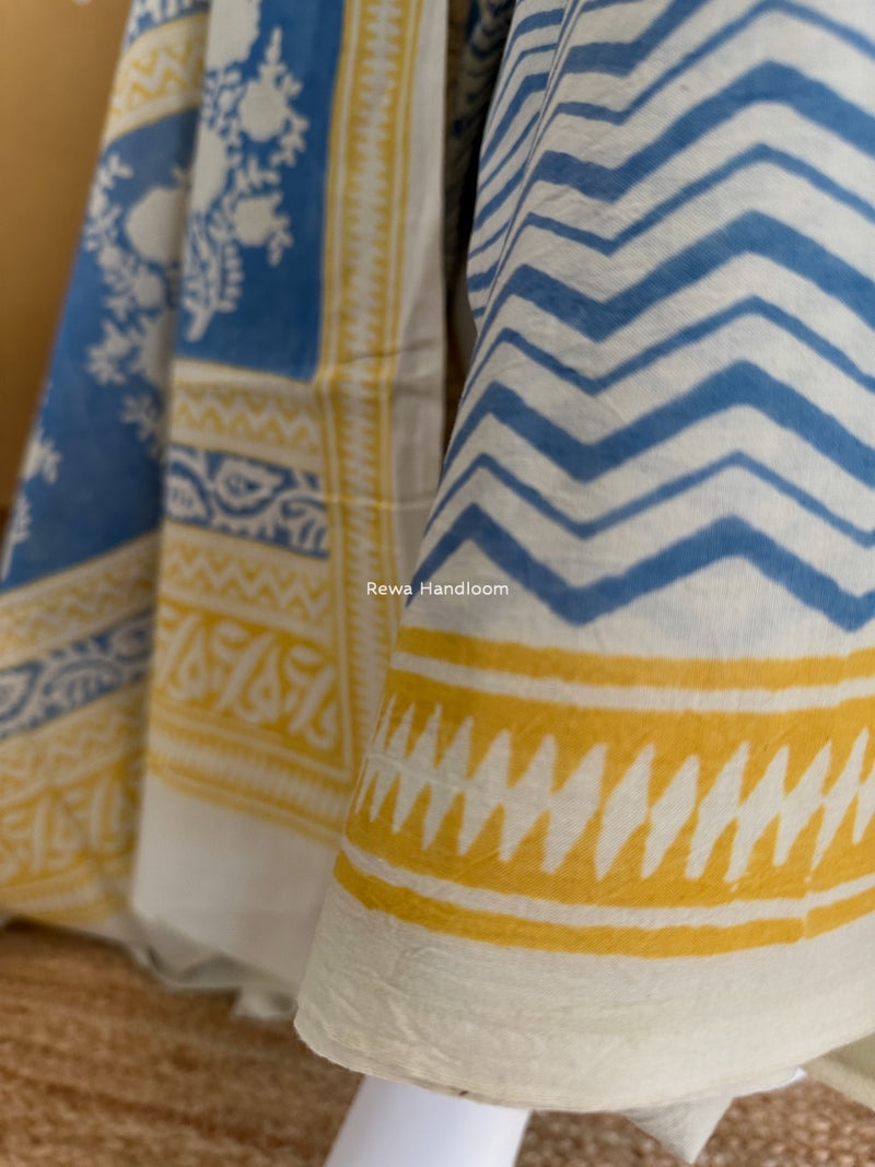 Indigo Bagh Print Suit