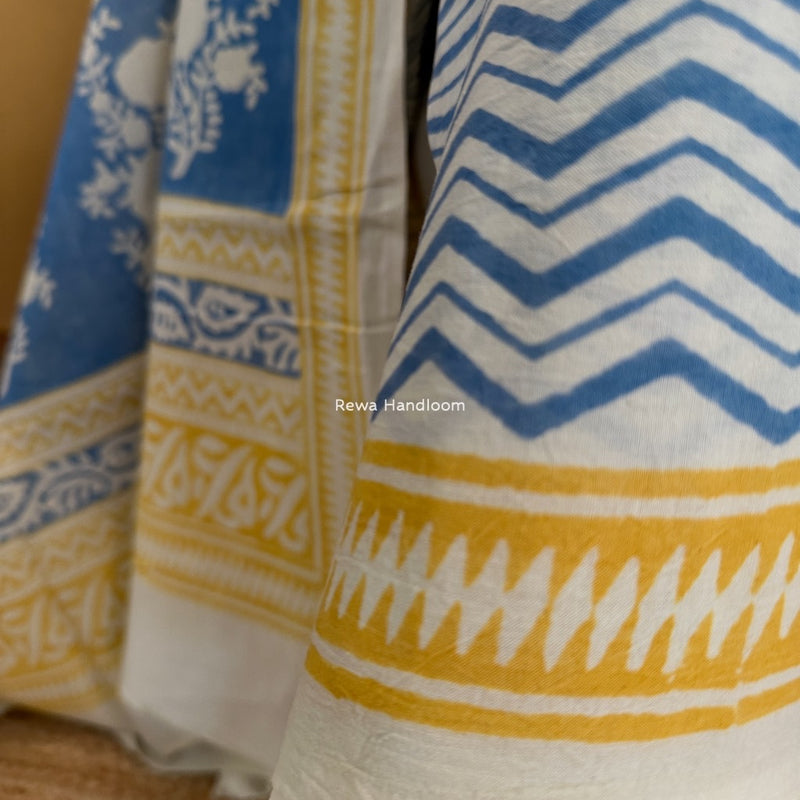 Indigo Bagh Print Suit