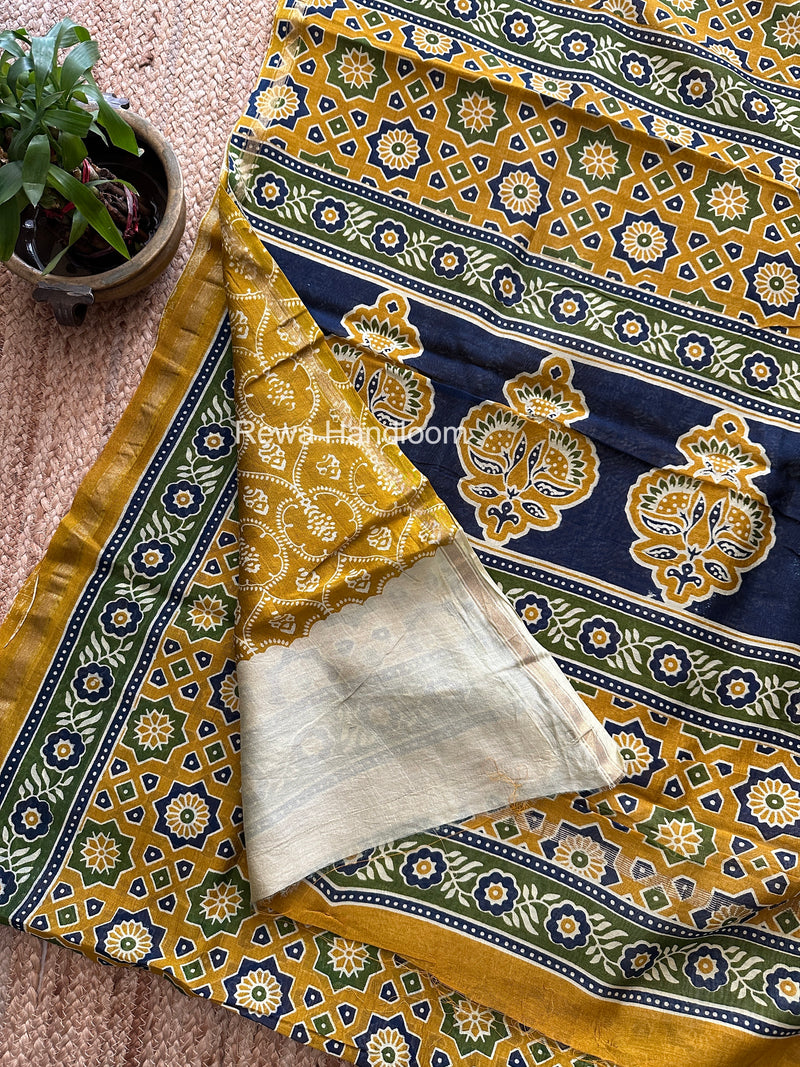  Chanderi Silk Printed Saree