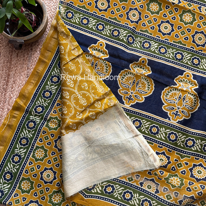  Chanderi Silk Printed Saree