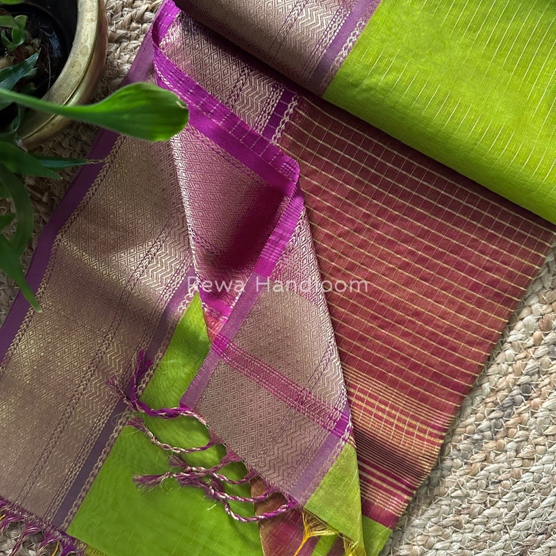 Maheshwari Zari Linning Saree