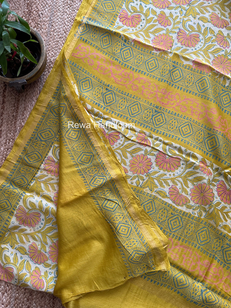  Chanderi Silk Printed Saree