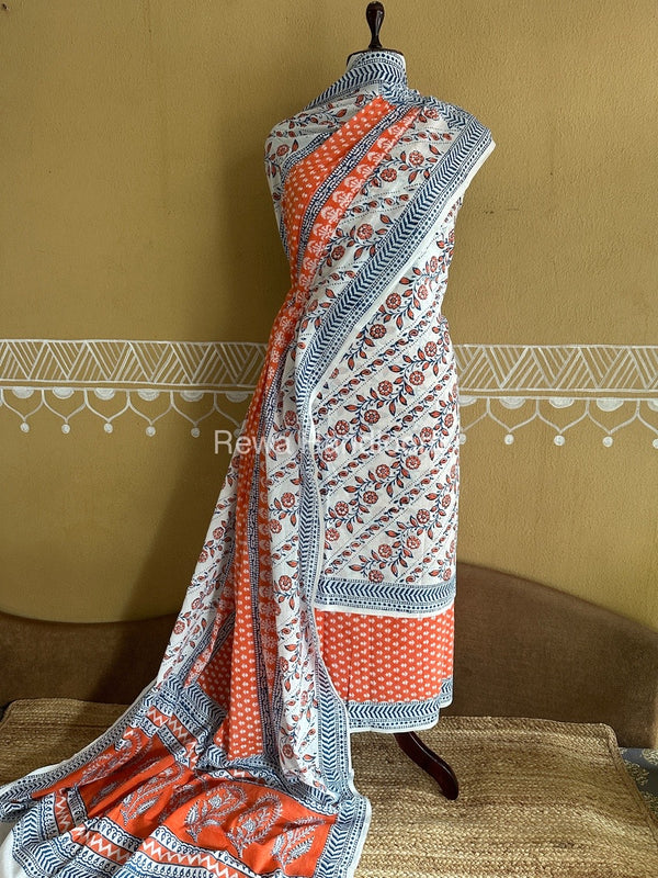  Bagh Print Cotton Suit